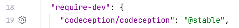 Gutter icon for codeception settings in composer.json Gutter icon for codeception settings in composer.json