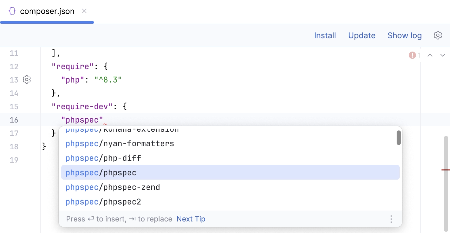 Adding a dependency in composer.json Adding a dependency in composer.json