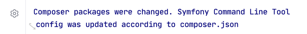 Symfony Console auto-configuration message in Composer Log Symfony Console auto-configuration message in Composer Log