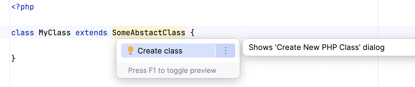 Create a symbol from usage Create a symbol from usage