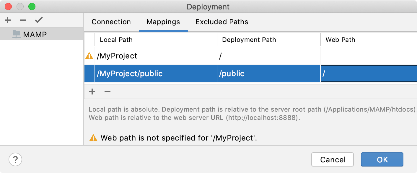 Deployment Mappings for Debugger Validation Deployment Mappings for Debugger Validation