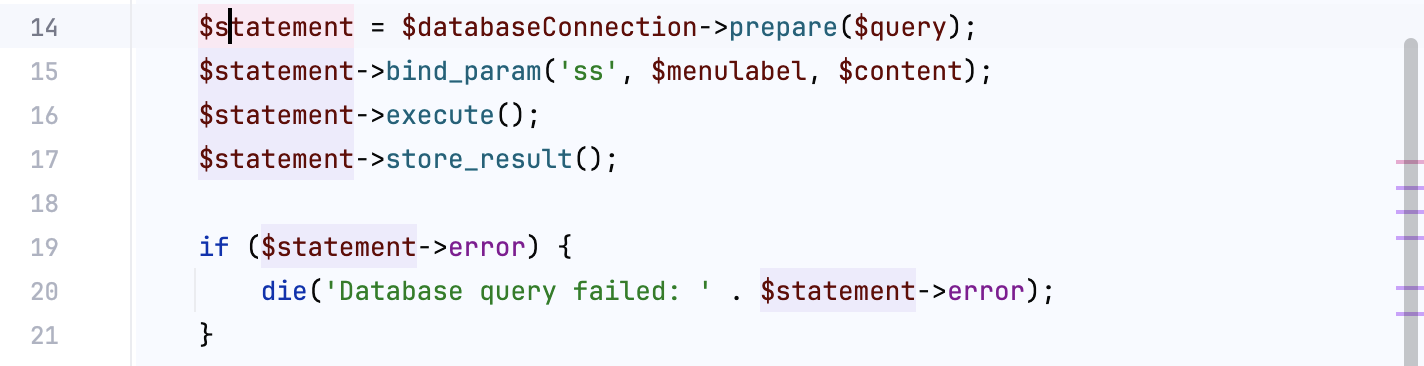 Highlight Usages in File Highlight Usages in File