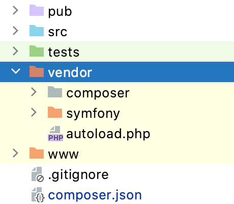 Colors in the Project tool window Colors in the Project tool window