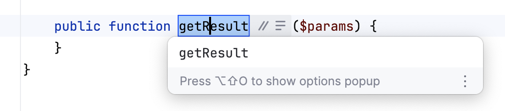 The in-place rename refactoring The in-place rename refactoring