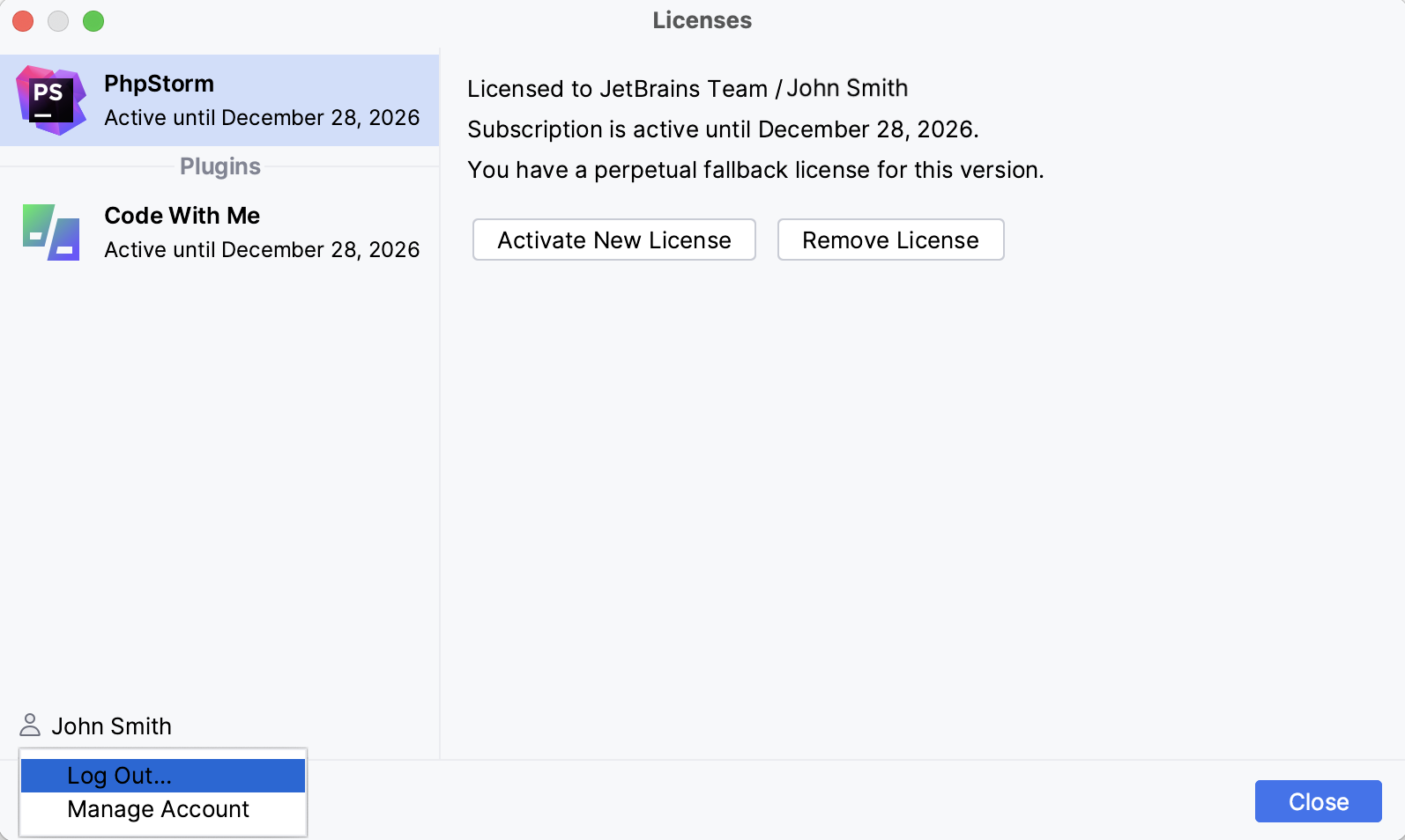 Logging out to change the active user Logging out to change the active user