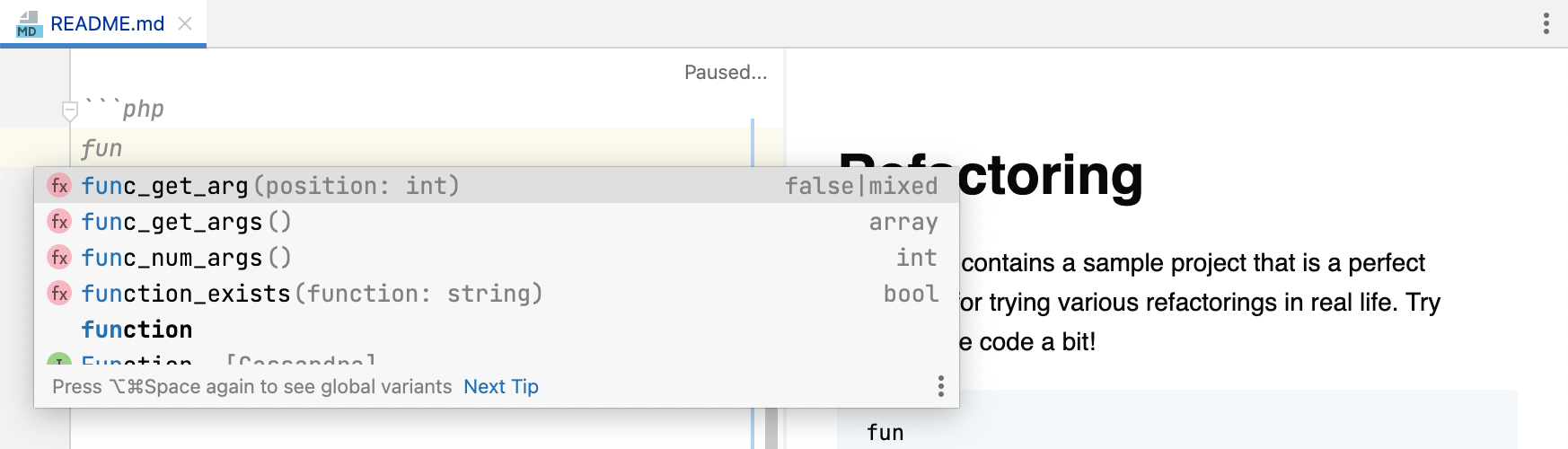 Insert a fenced code block in Markdown Insert a fenced code block in Markdown
