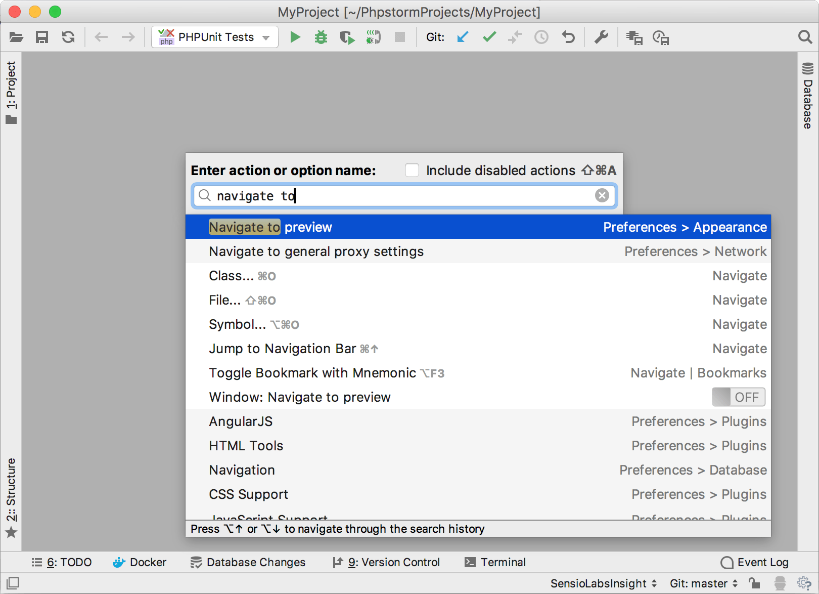 查找操作对话框 查找操作对话框