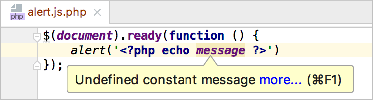 PHP inspection in php.js PHP inspection in php.js