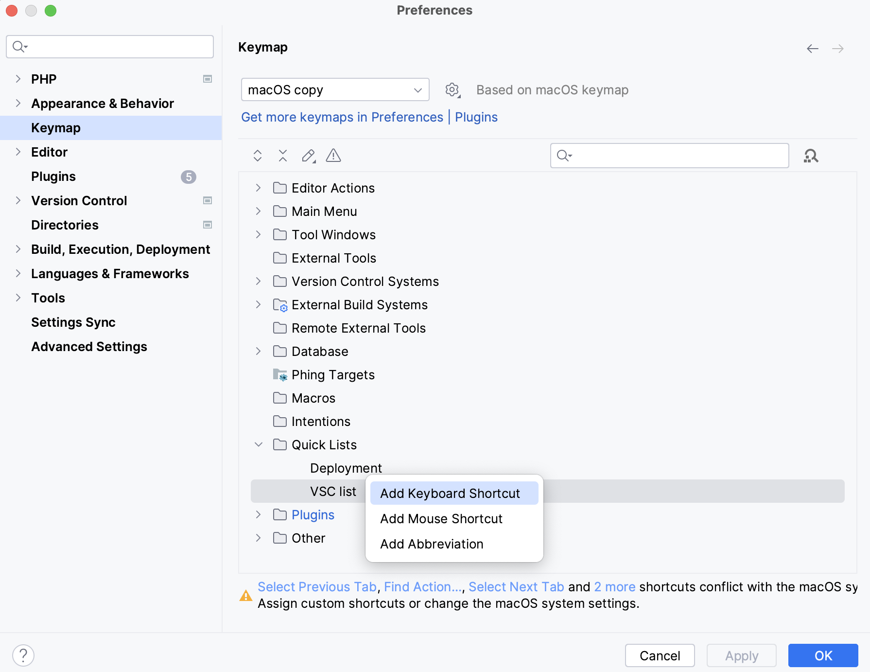 Add a shortcut to a quicklist Add a shortcut to a quicklist
