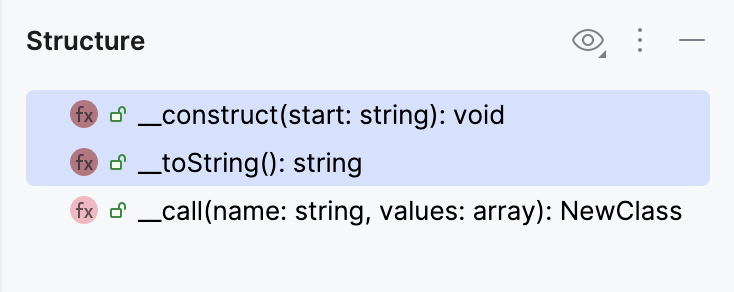 Select several constants to move in the Structure popup Select several constants to move in the Structure popup