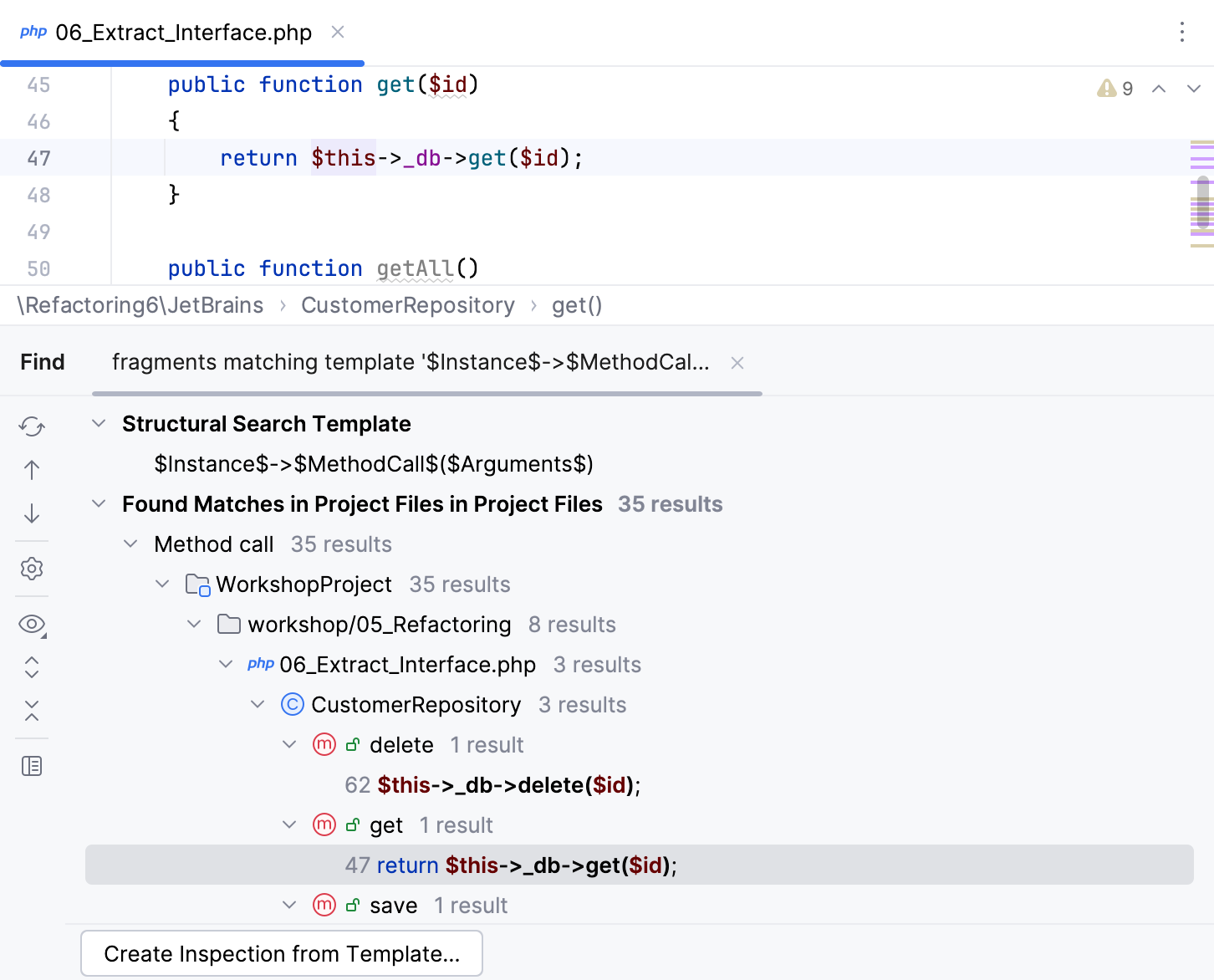 Structural search method call.png Structural search method call.png