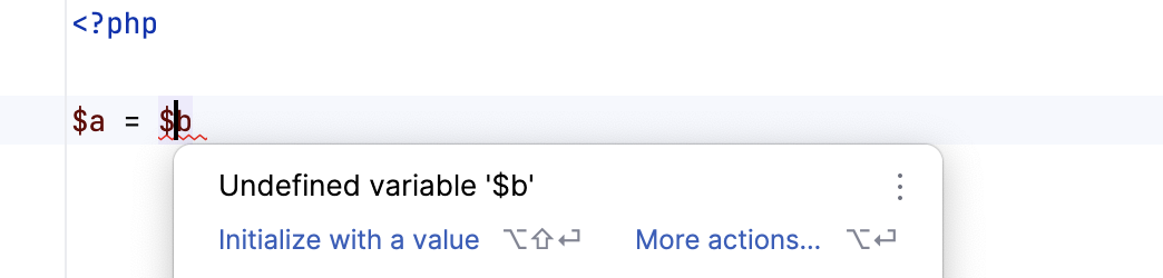 Undefined variable in global space Undefined variable in global space