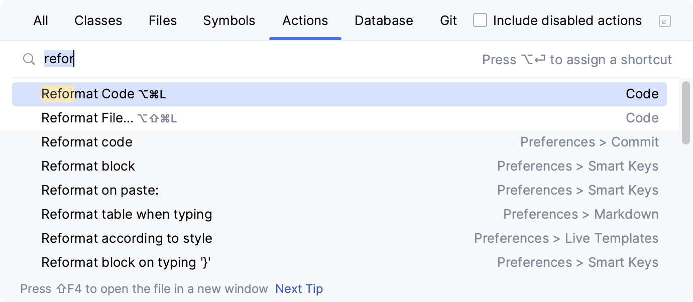 查找某个操作 查找某个操作