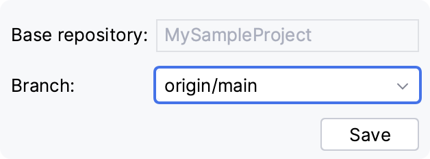 Base repository popup Base repository popup