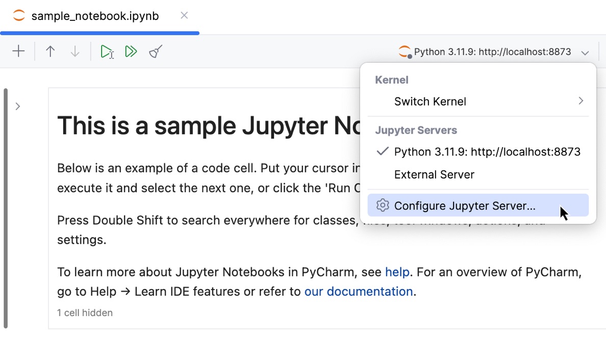 Configure Jupyter Server Configure Jupyter Server