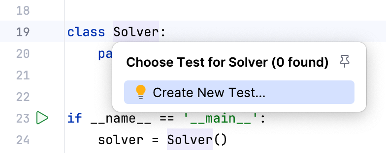 Create a test Create a test