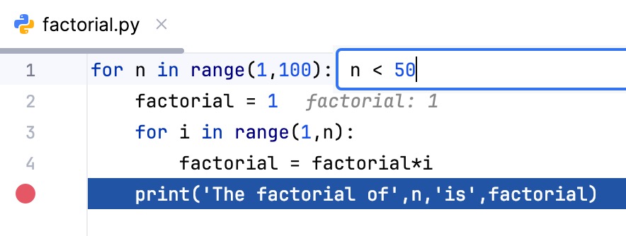 设置内联监视 设置内联监视