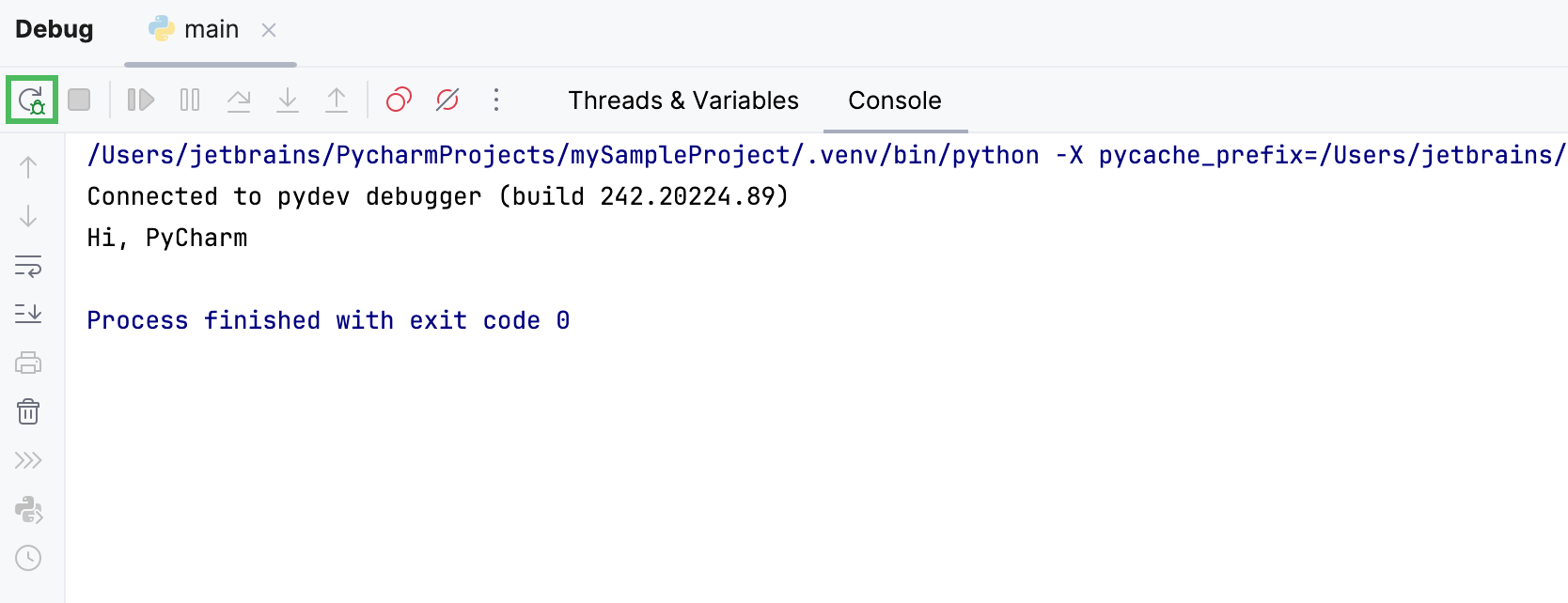 重新运行按钮 重新运行按钮