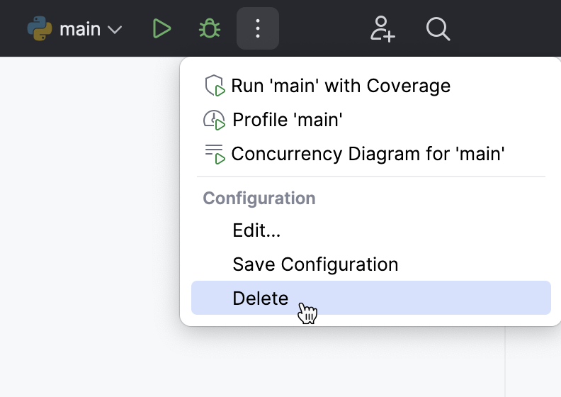 从菜单中选择删除选项 从菜单中选择删除选项