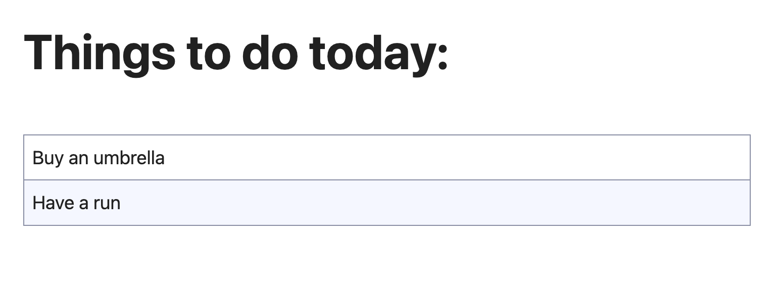 使用 CSS 的应用主页