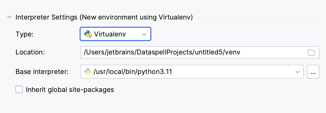 Configuring virtuaenv environment for a new project Configuring virtuaenv environment for a new project