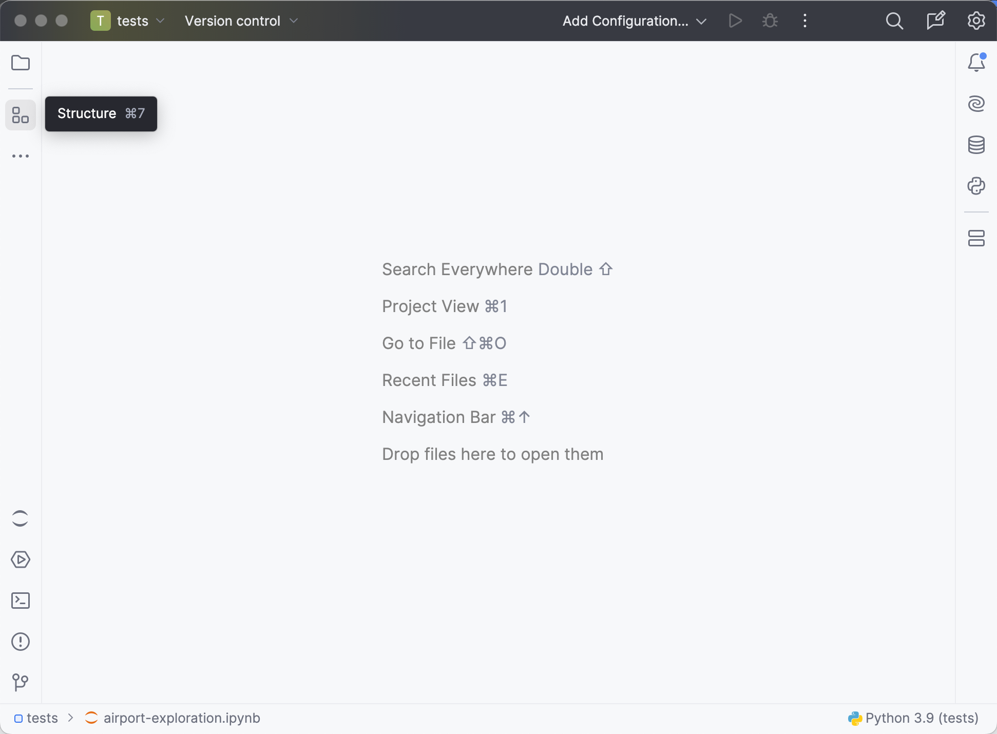 工具窗口图标提示