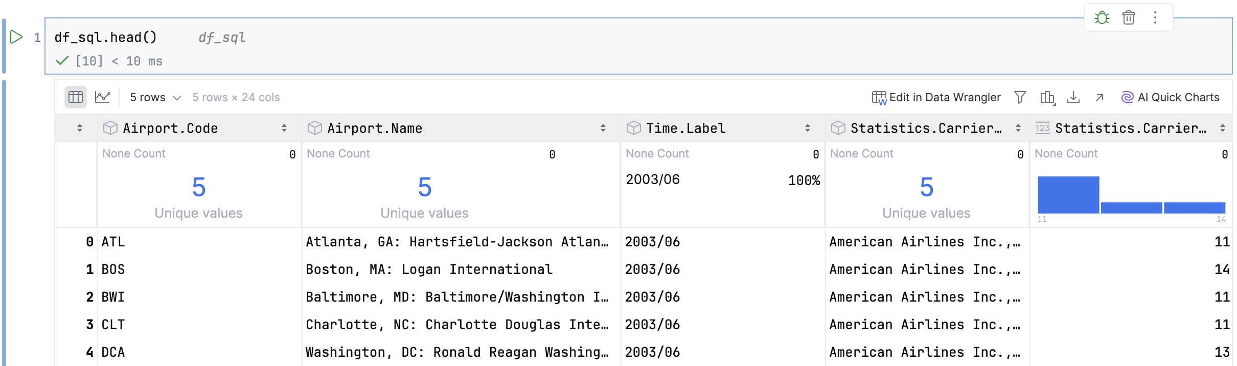 继续使用 SQL 变量