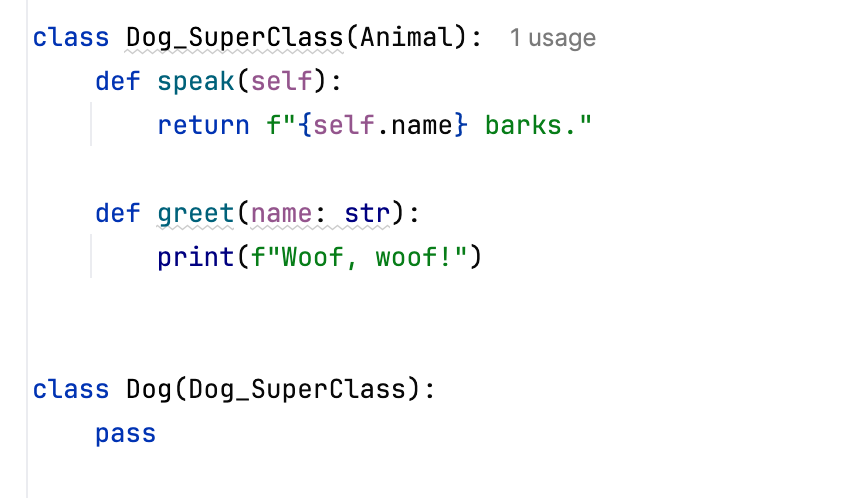 Result of refactoring