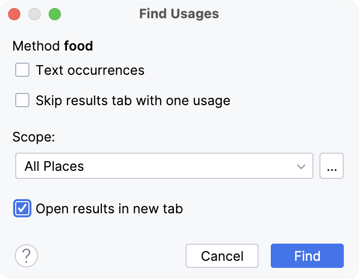 在对话框中查找用法 在对话框中查找用法