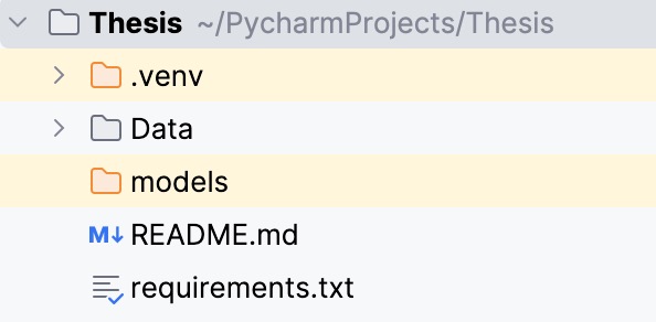 Colors in the Project tool window