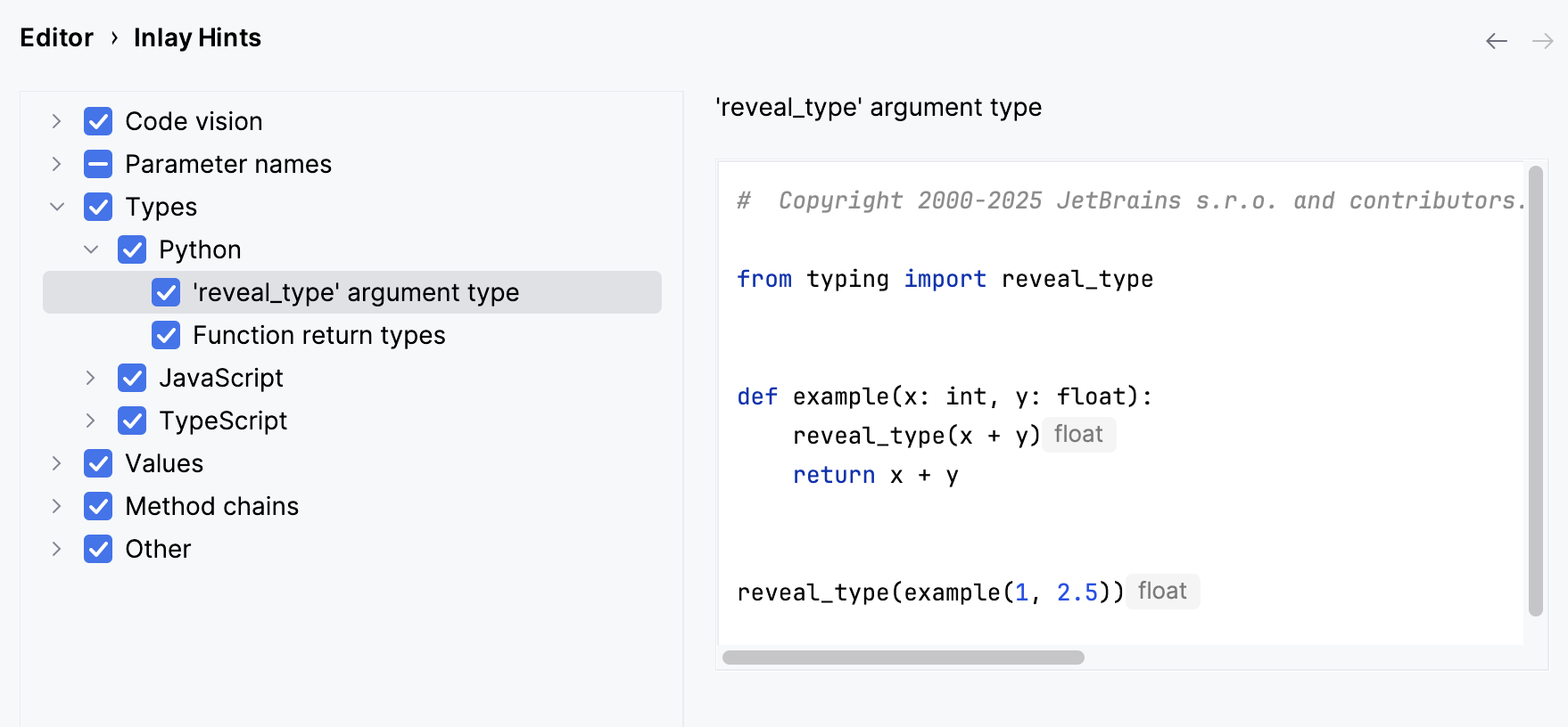 Inlay hints: types Inlay hints: types