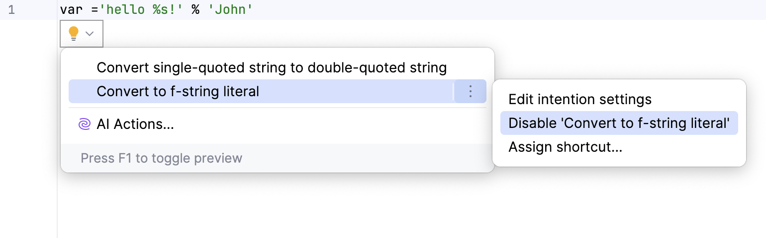 禁用意图操作 禁用意图操作