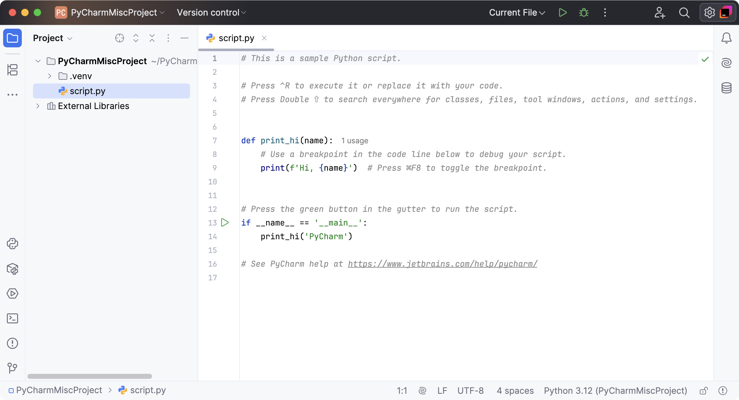 已将新文件添加到 PyCharmMiscProject 已将新文件添加到 PyCharmMiscProject