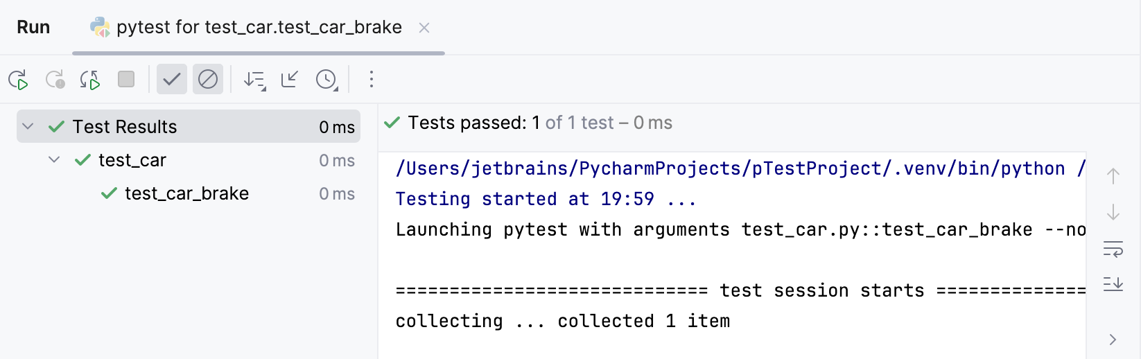 pytest 运行 pytest 运行