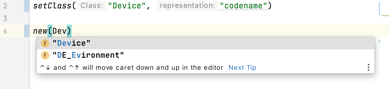 S4 对象的代码补全