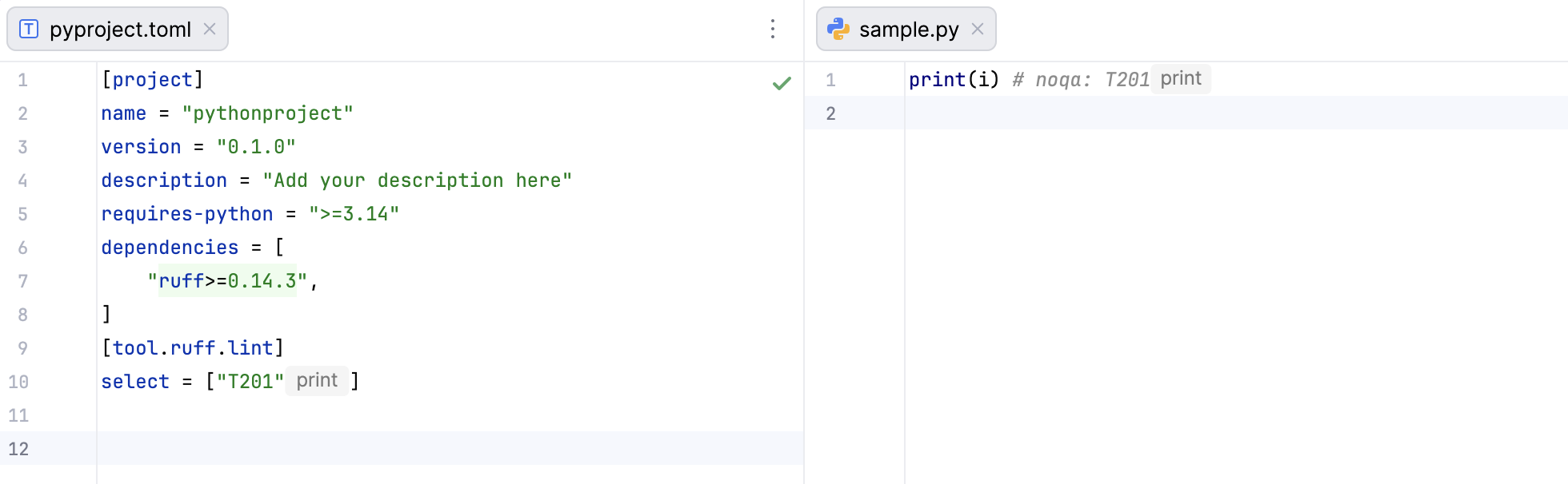 查看错误代码的内联提示 查看错误代码的内联提示