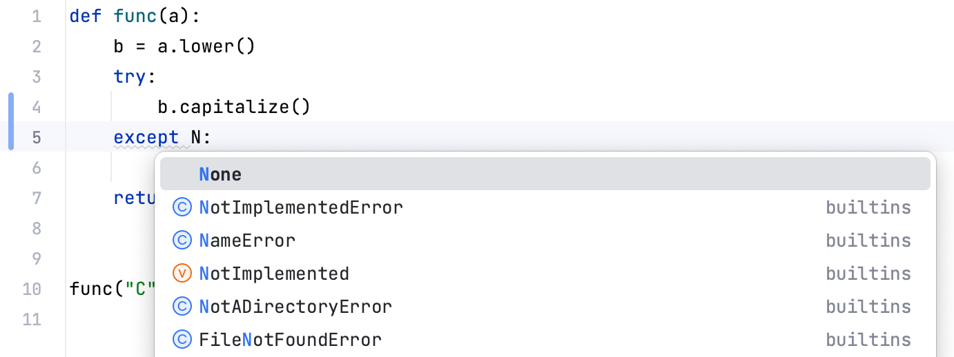 智能代码补全 智能代码补全
