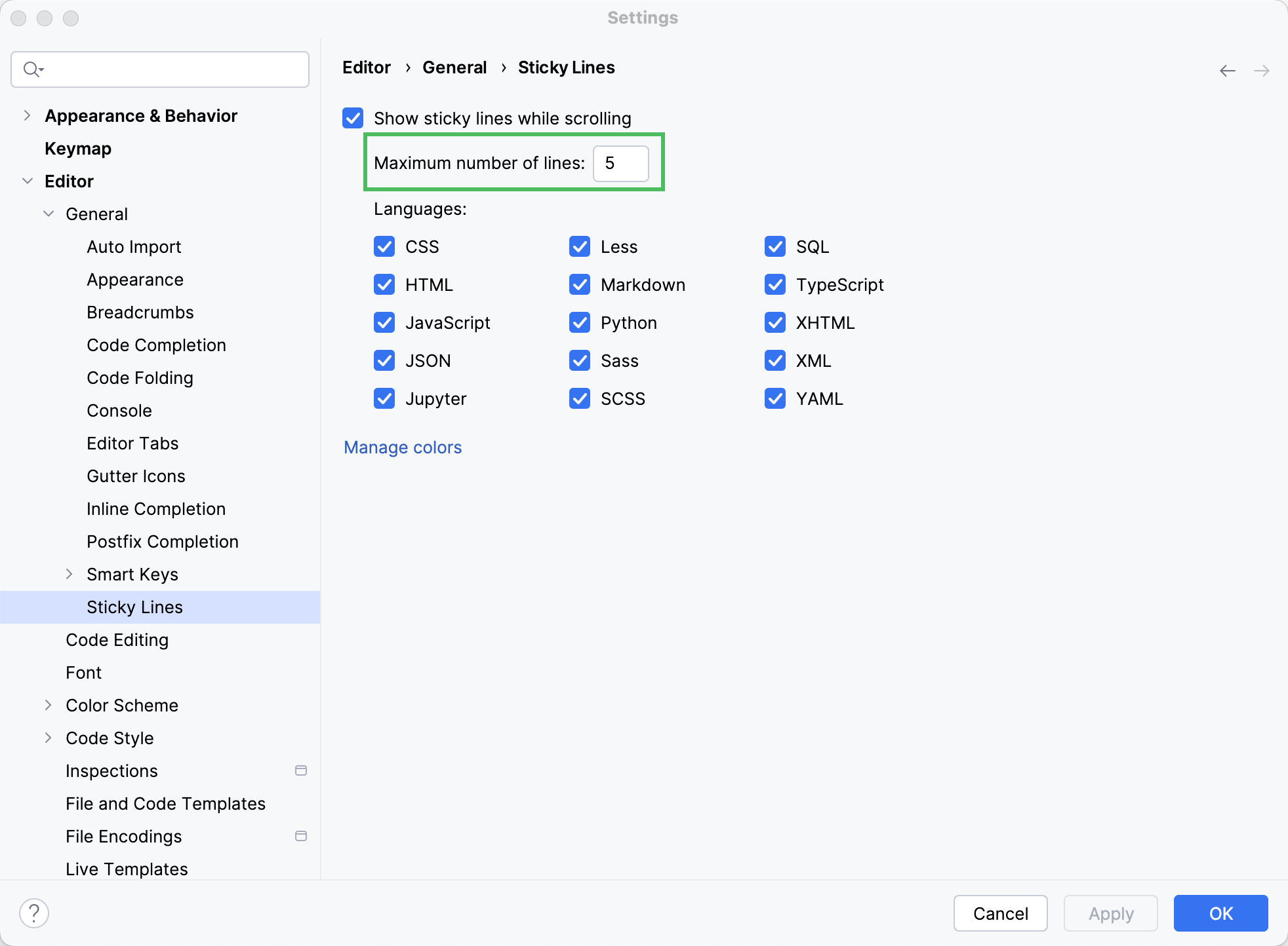 禁用粘性行 禁用粘性行
