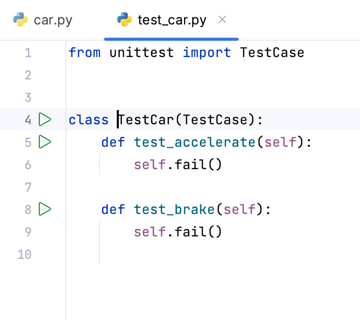 Test class Test class