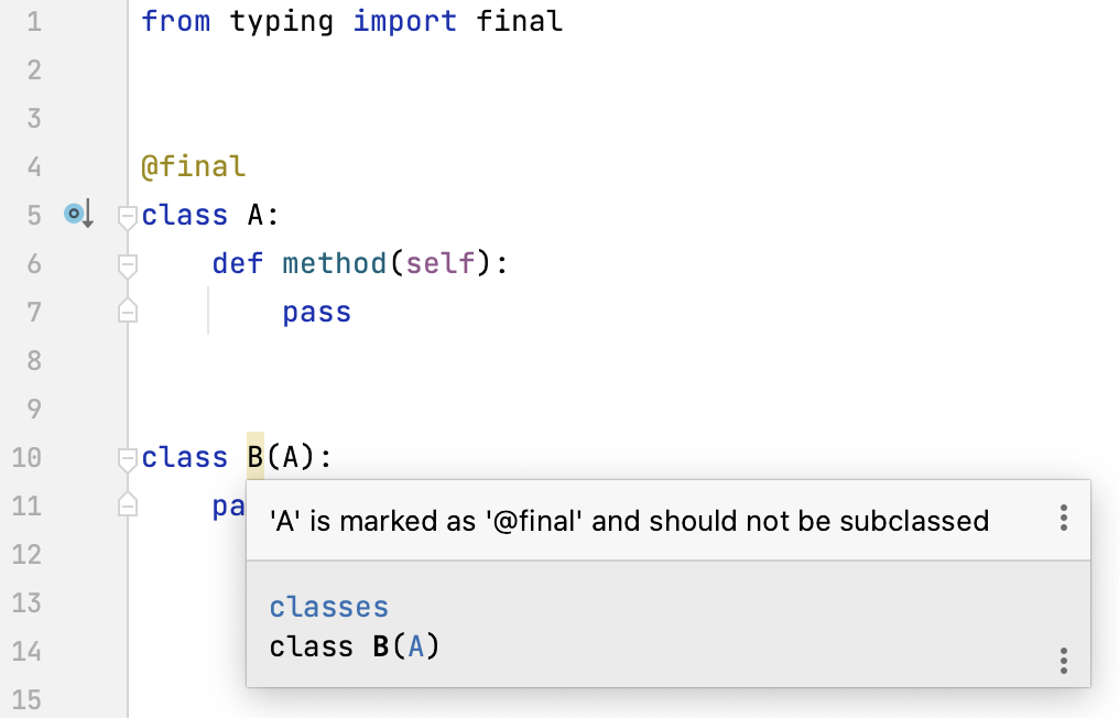 继承 final 类 继承 final 类