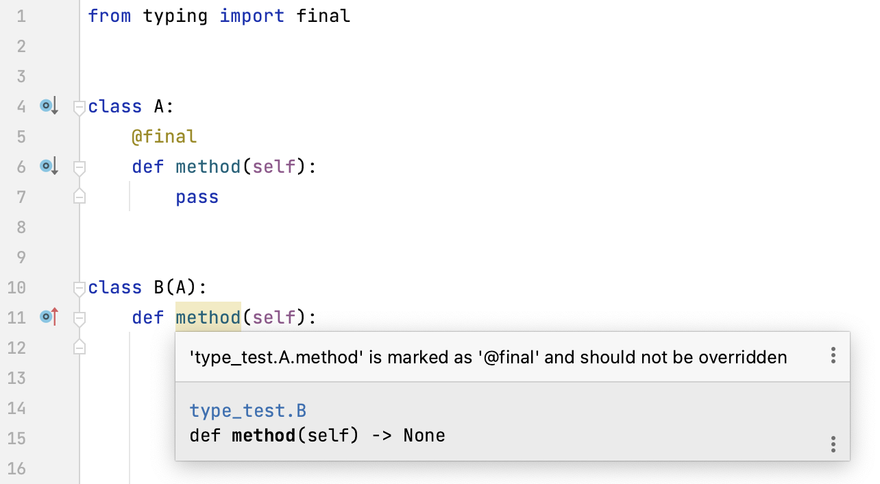 重写 final 方法 重写 final 方法