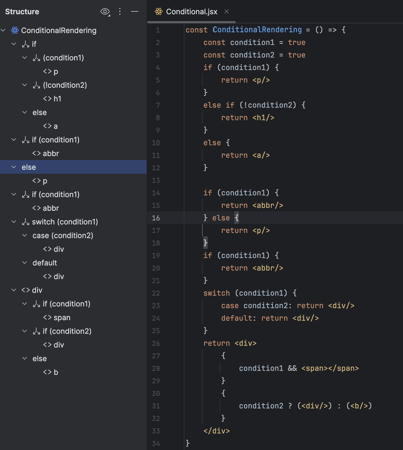 React | IntelliJ IDEA Documentation