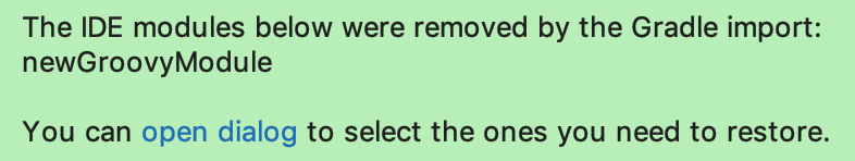 Orphan modules notification Orphan modules notification