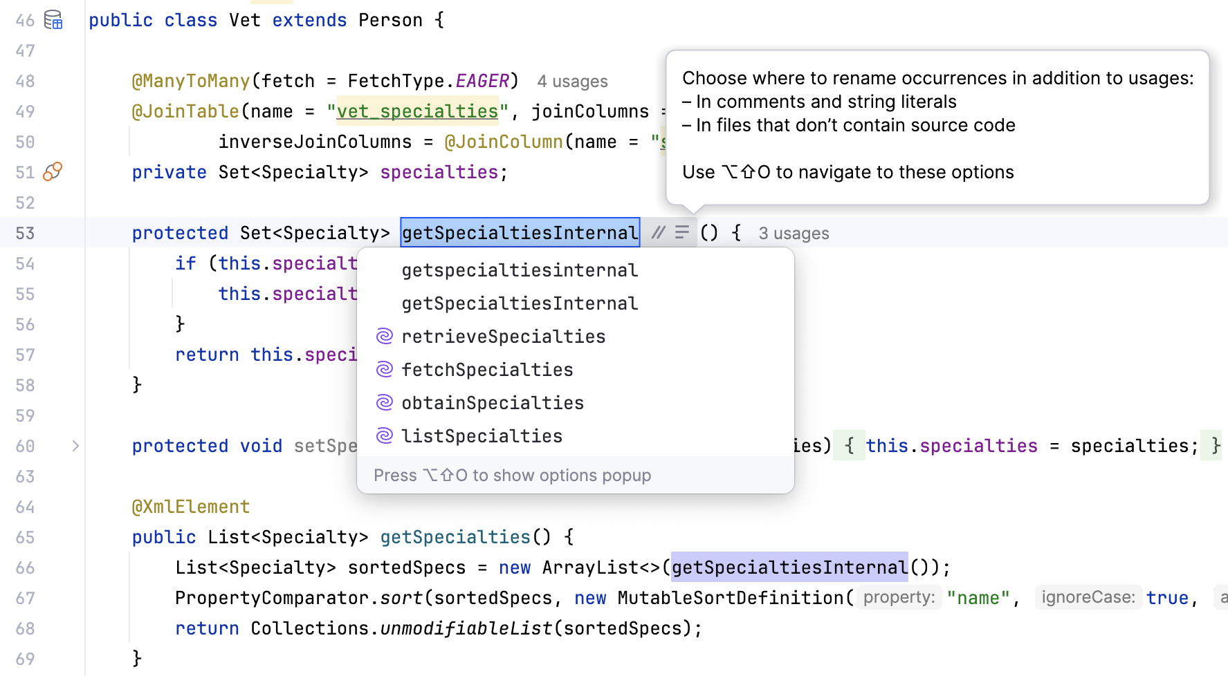 Rename variable Rename variable