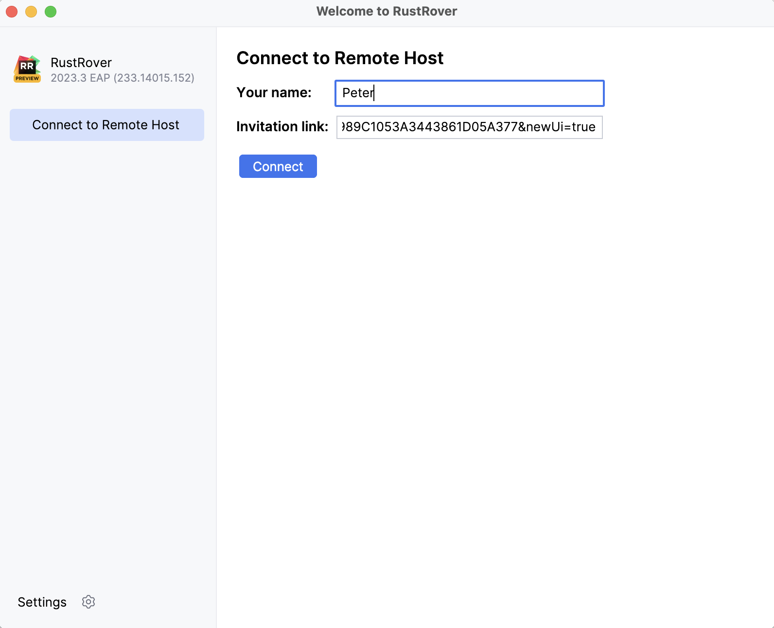 JetBrains Client 欢迎界面 JetBrains Client 欢迎界面