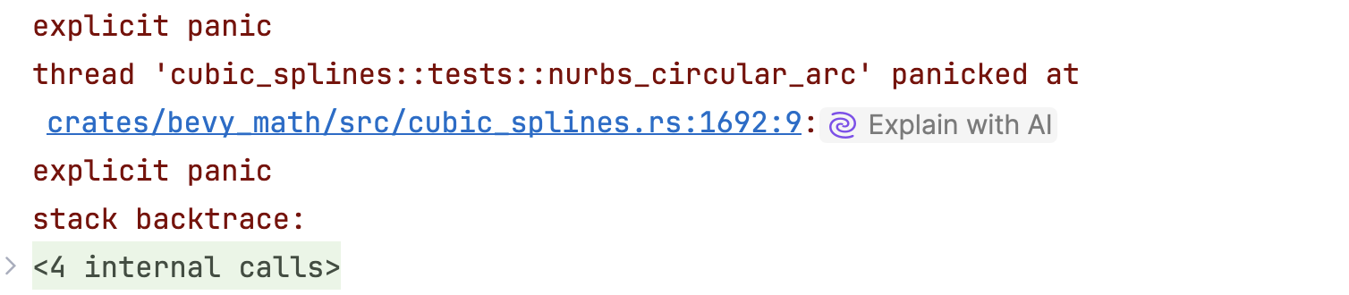 Explain with AI button for panic
