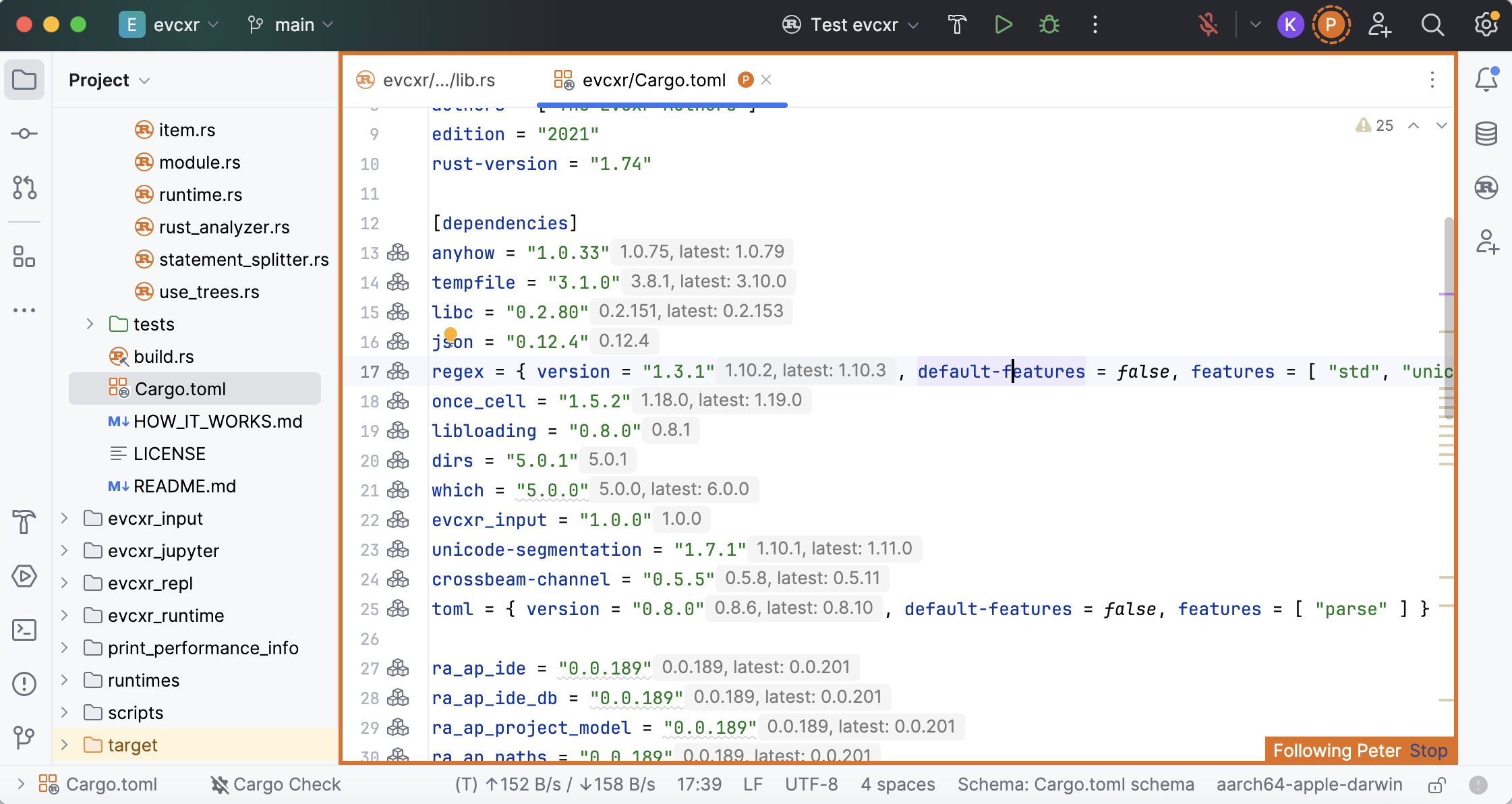 跟随其他参与者