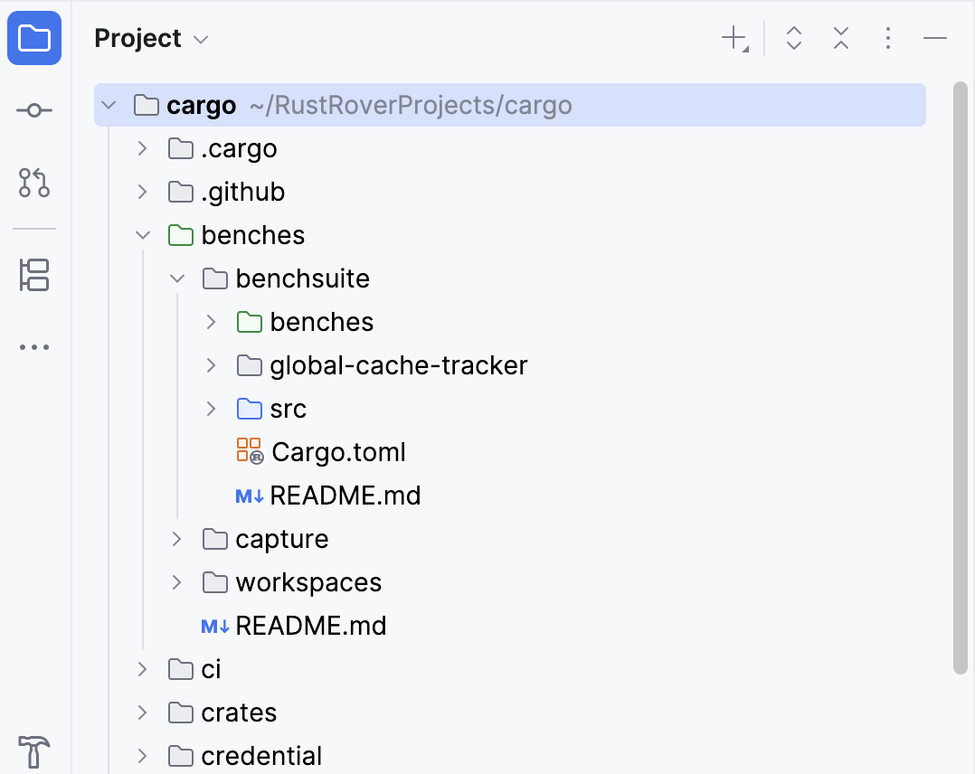 Tree indent guides in the tool window Tree indent guides in the tool window
