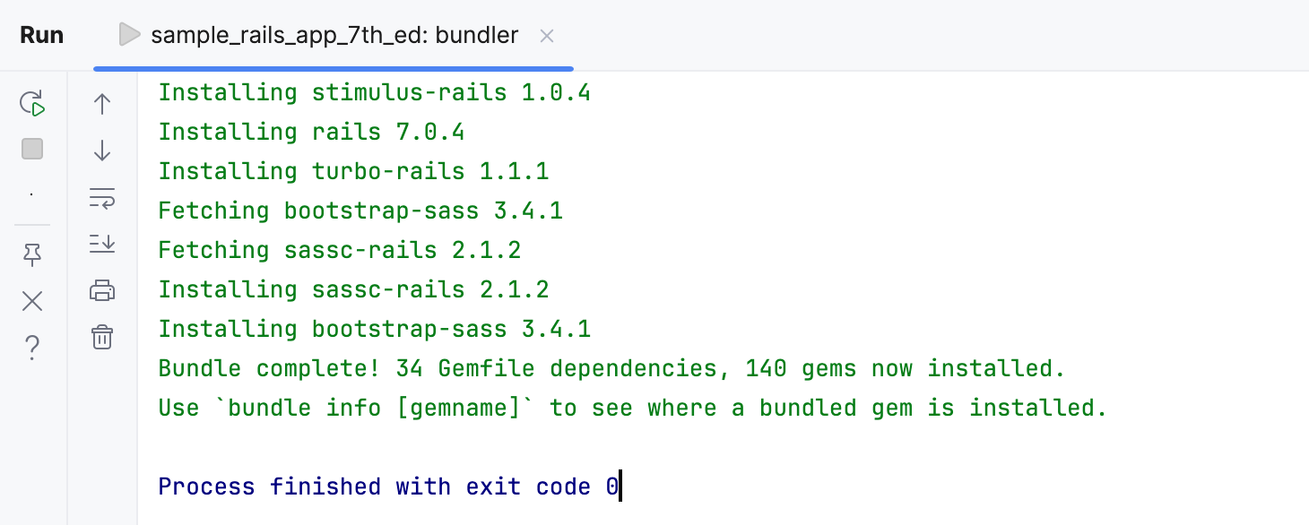 Bundler output Bundler output