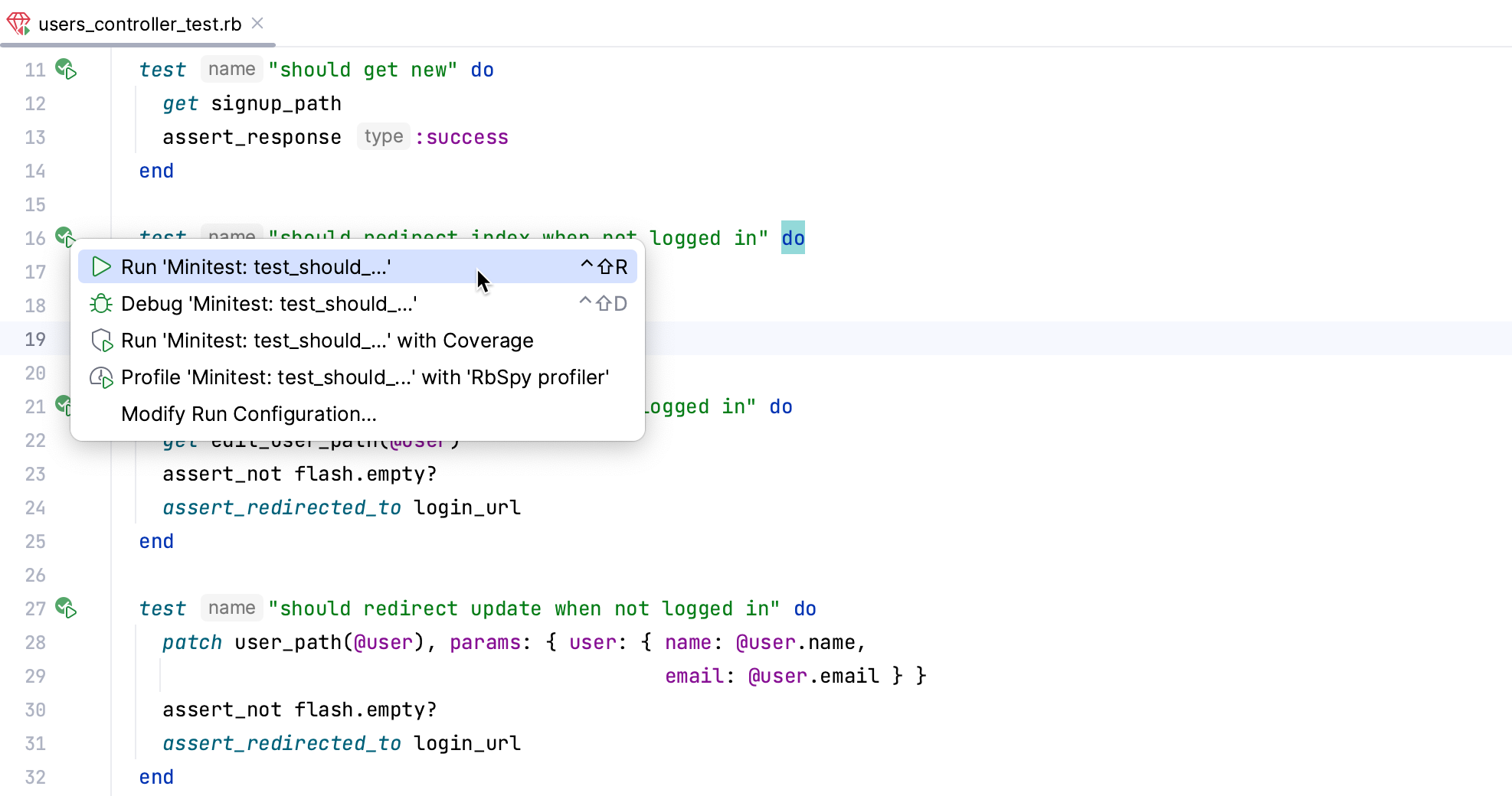 Run a specific test Run a specific test